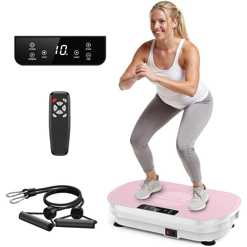 【FLYBIRD&FEIERDUN] Vibration Plate Exercise Machine, 330/340 Lbs Capacity Lymphatic Drainage Machine with LED Touch Screen & Remote Control, Full Body Workout for Home Gym, with 2 Resistance Bands #Tiktokshopholidayhaul #Christmastiktok