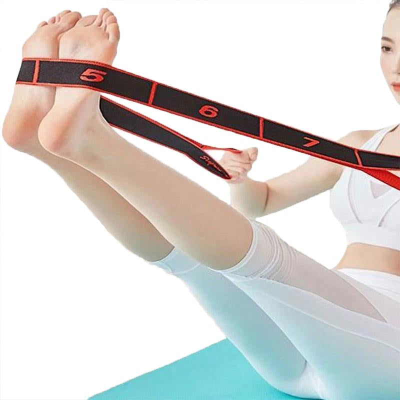 Dance Yoga Elastic Strap Open Shoulder Fitness Women'S Resistance Training Equipment Segmented Digital Stretch Strap