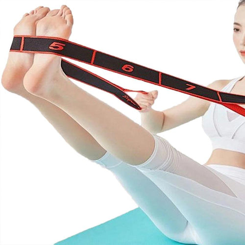 Dance Yoga Elastic Strap Open Shoulder Fitness Women'S Resistance Training Equipment Segmented Digital Stretch Strap