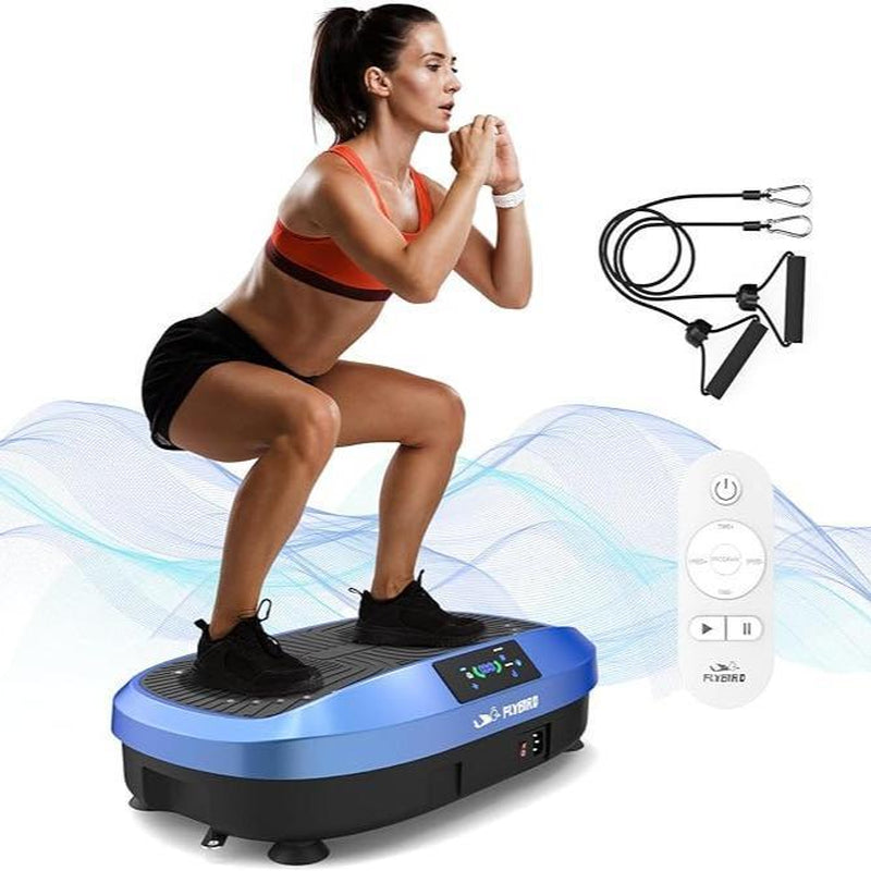 【FLYBIRD&FEIERDUN] Vibration Plate Exercise Machine, 330/340 Lbs Capacity Lymphatic Drainage Machine with LED Touch Screen & Remote Control, Full Body Workout for Home Gym, with 2 Resistance Bands #Tiktokshopholidayhaul #Christmastiktok