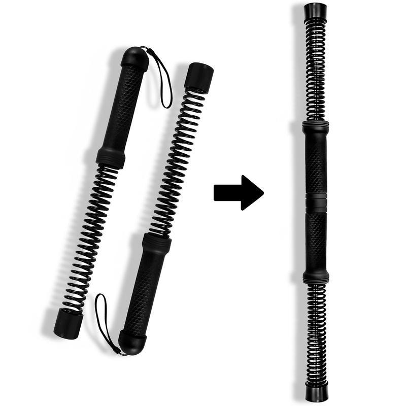 [Christmas Gift]2-In-1 Detachable Ropeless Battle Ropes&Fitbar,Pilates Barcardio Trainer for Home Gym-Quiet Portable Steel Handle Construction Compact Premium Material Ideal for Fitness Enthusiasts Workout Equipment Training Strength,Holiday